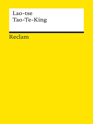 cover image of Tao-Te-King. Das Buch vom Weg und von der Tugend